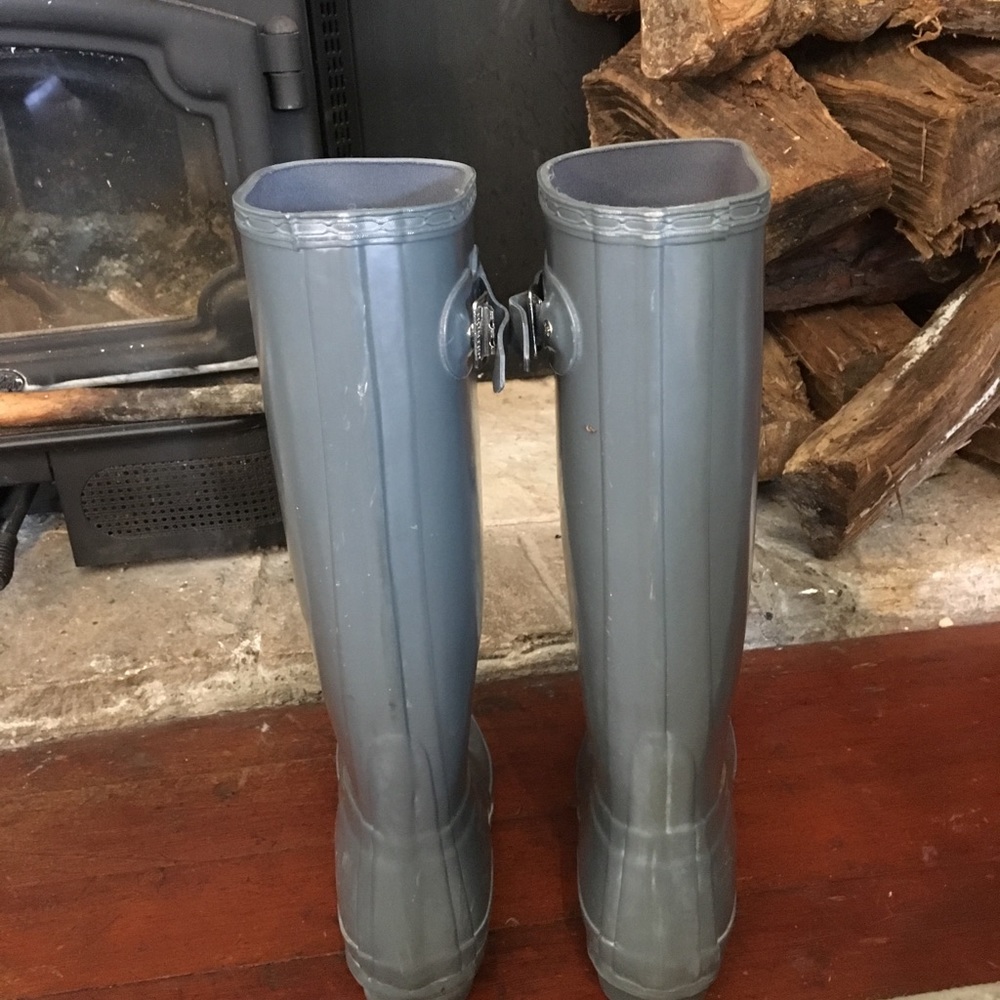 Hunter Graphite Rainboots - image 5